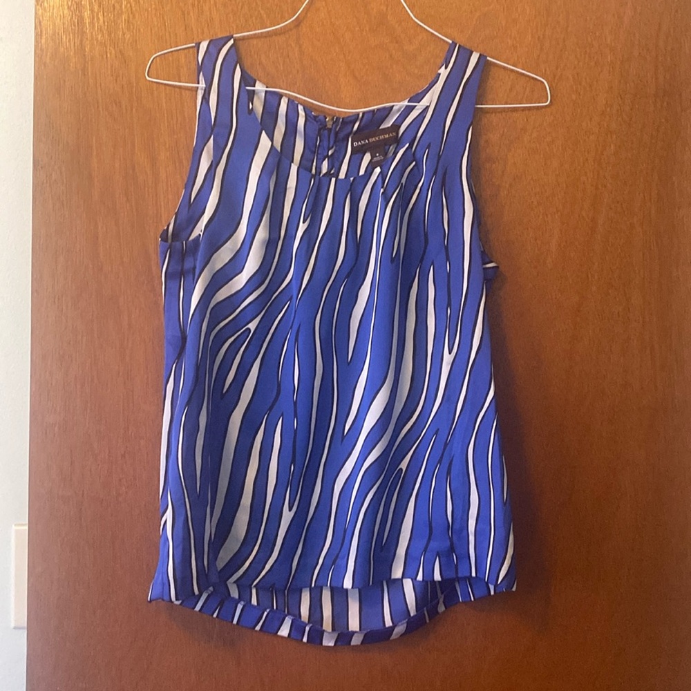 Dana Buchman Small Black and White blouse